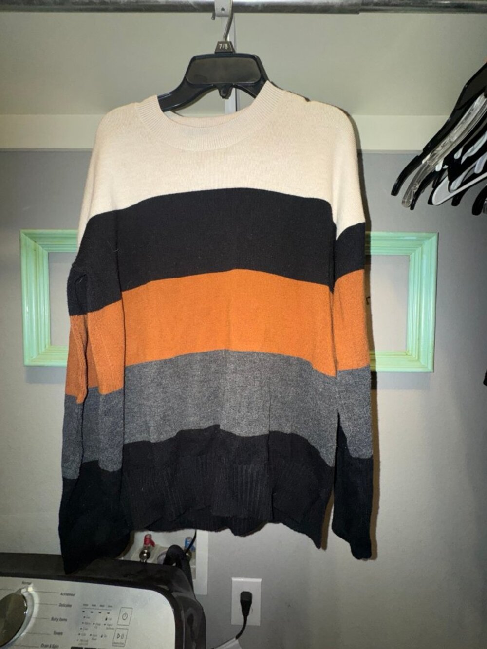 French Connection Color Block Knit Sweater - Picture 2 of 3